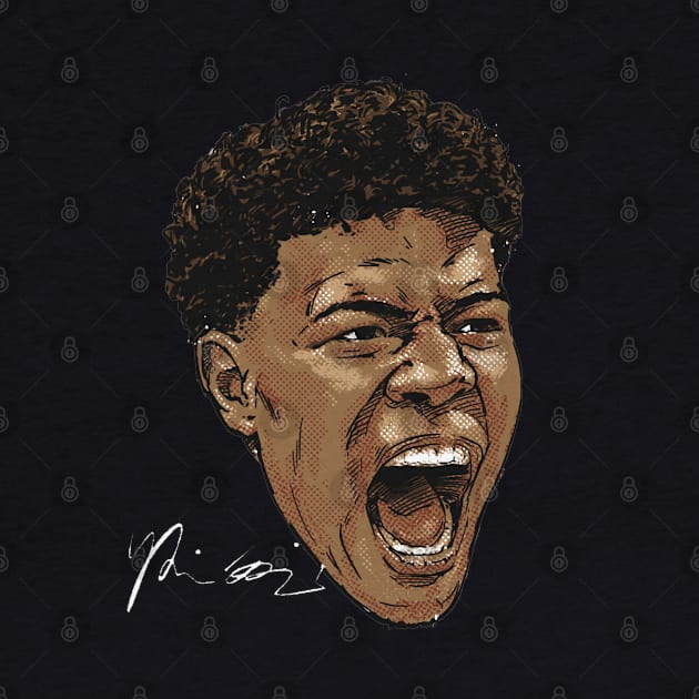 Rui Hachimura Los Angeles L Scream by danlintonpro